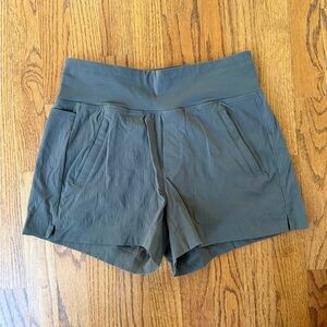 Athleta High Waist Green Shorts